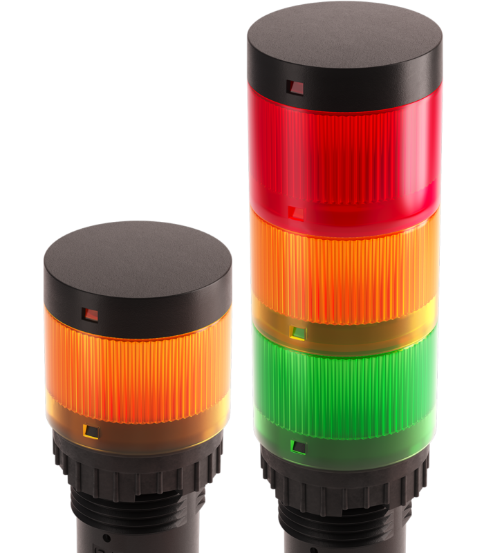 Stack lights with LEDs