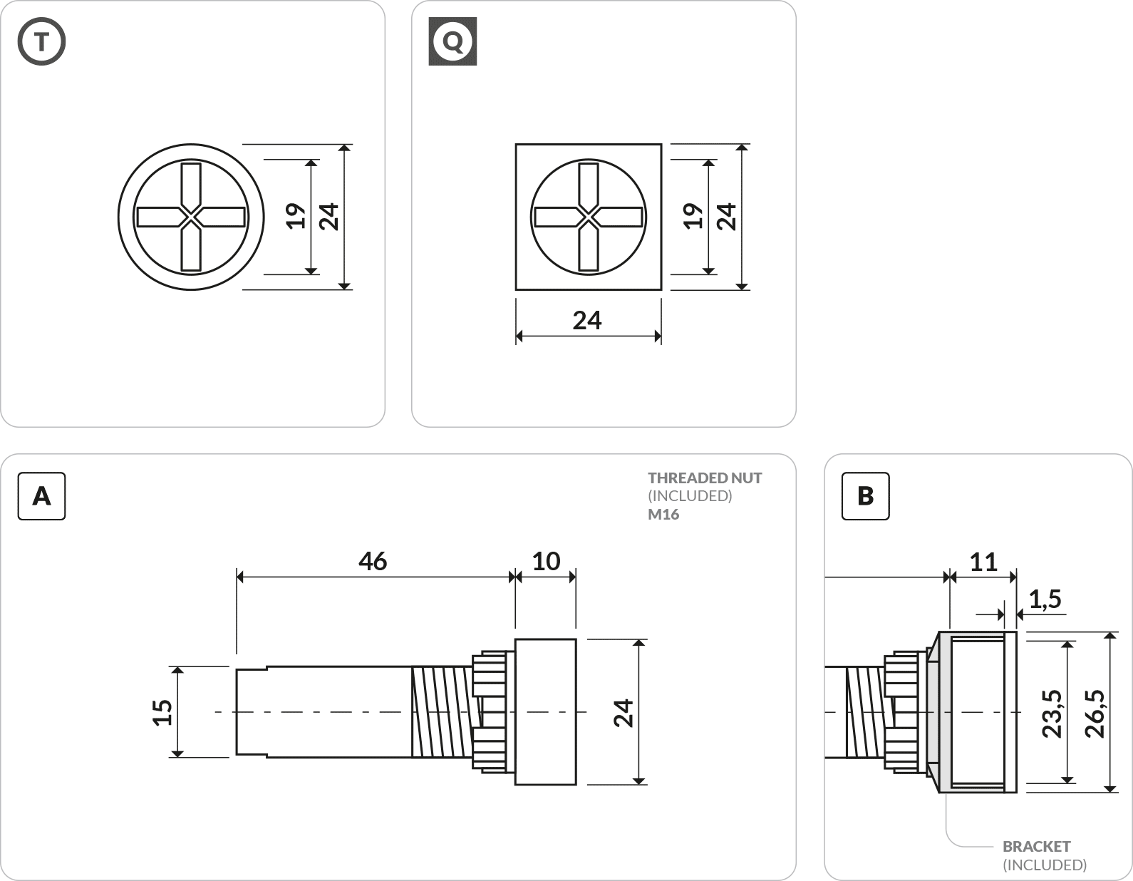 Dimensioni